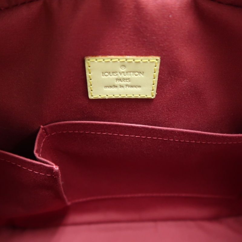 LOUIS VUITTON (LV) Summit Drive Vernis Handbag (Pumpkin Jenny), Red, Includes Dust Bag