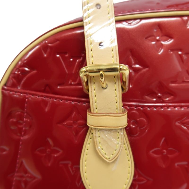 LOUIS VUITTON (LV) Summit Drive Vernis Handbag (Pumpkin Jenny), Red, Includes Dust Bag