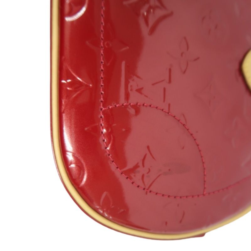 LOUIS VUITTON (LV) Summit Drive Vernis Handbag (Pumpkin Jenny), Red, Includes Dust Bag