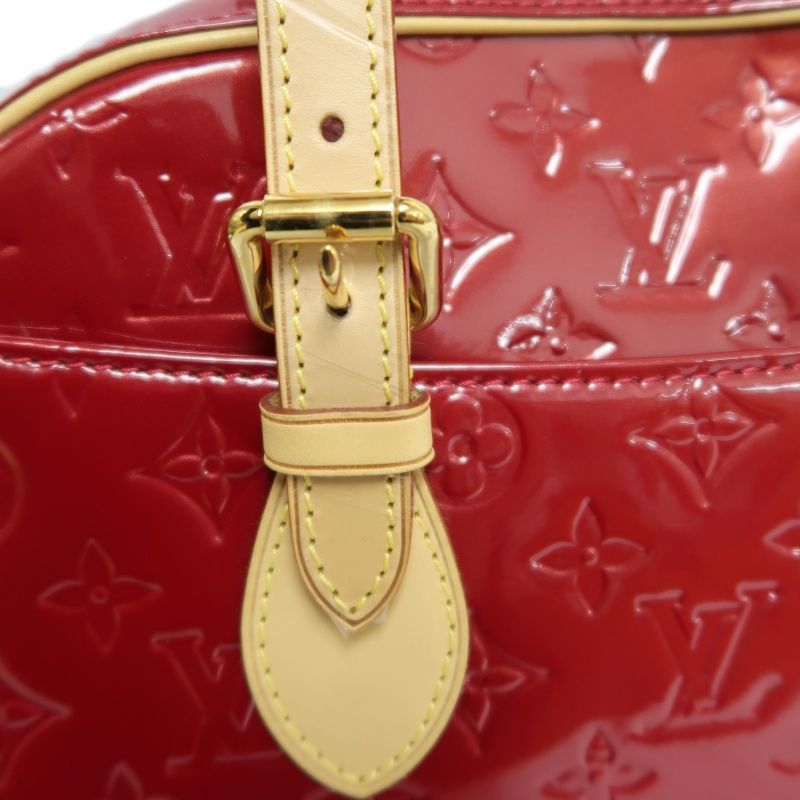 LOUIS VUITTON (LV) Summit Drive Vernis Handbag (Pumpkin Jenny), Red, Includes Dust Bag