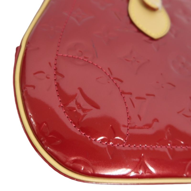 LOUIS VUITTON (LV) Summit Drive Vernis Handbag (Pumpkin Jenny), Red, Includes Dust Bag