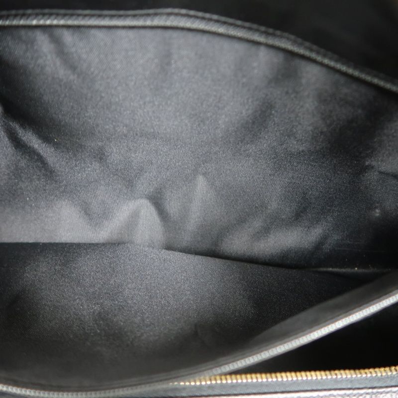 CHANEL Coco Mark 2-Way Boston Bag Black Caviar Leather with Gold Hardware