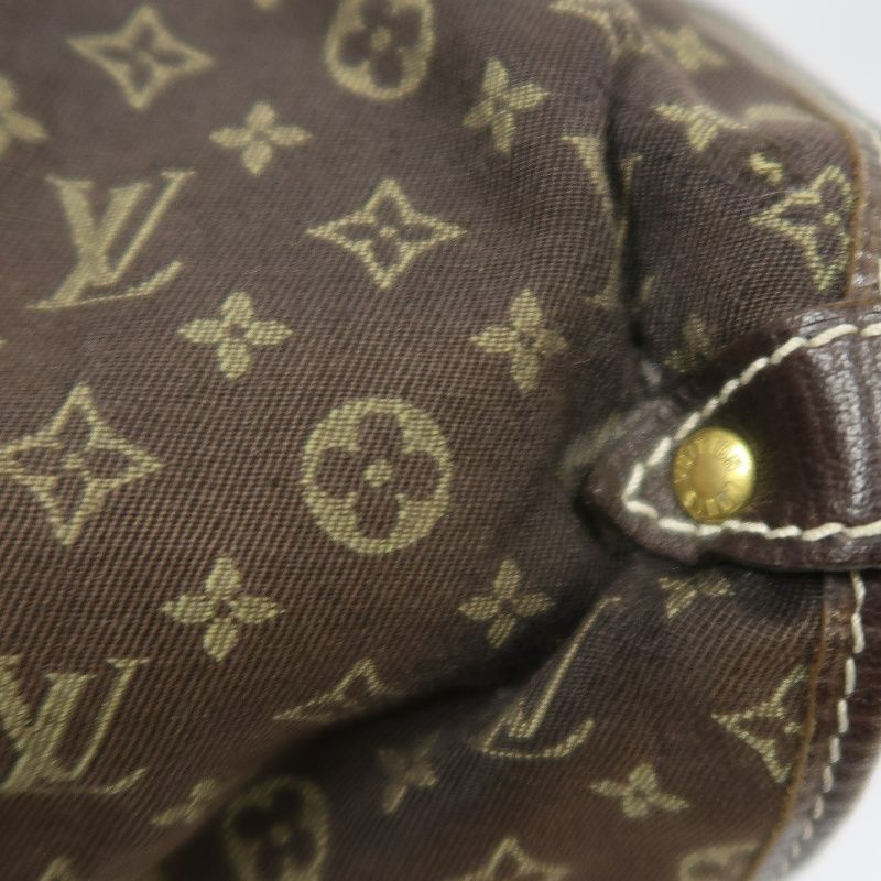 LOUIS VUITTON (LV) Monogram Denim Soufflot Brown Crossbody Bag with Dust Bag