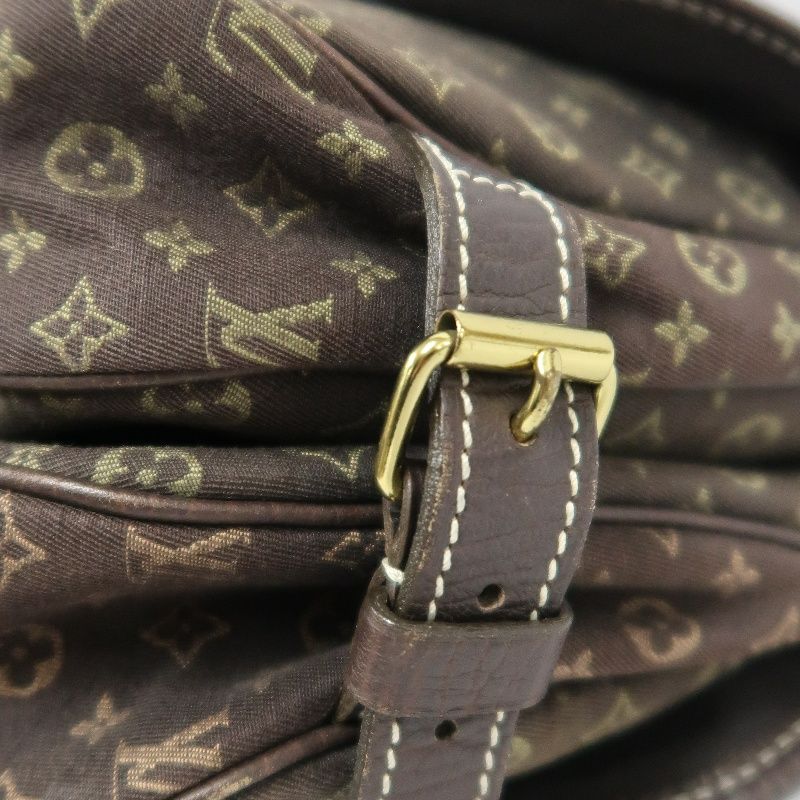 LOUIS VUITTON (LV) Monogram Denim Soufflot Brown Crossbody Bag with Dust Bag