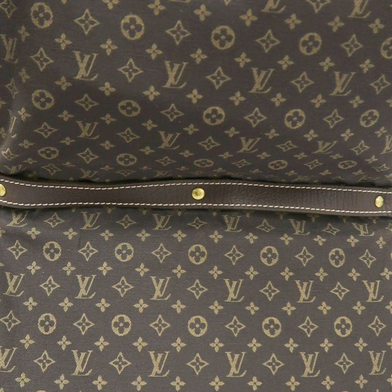 LOUIS VUITTON (LV) Monogram Denim Soufflot Brown Crossbody Bag with Dust Bag