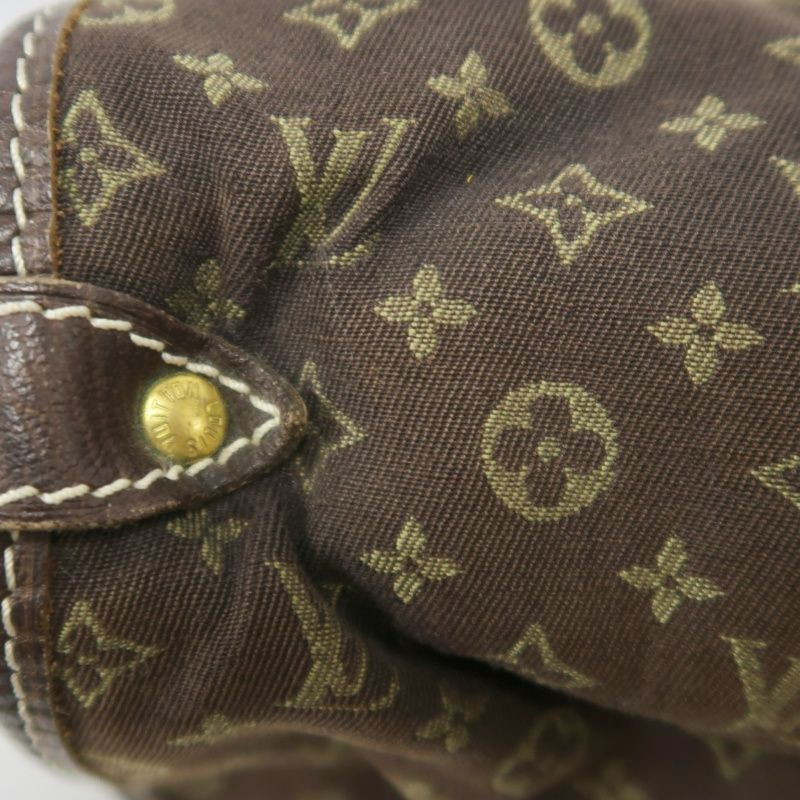 LOUIS VUITTON (LV) Monogram Denim Soufflot Brown Crossbody Bag with Dust Bag