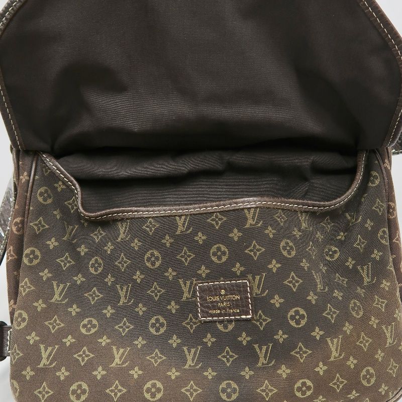 LOUIS VUITTON (LV) Monogram Denim Soufflot Brown Crossbody Bag with Dust Bag