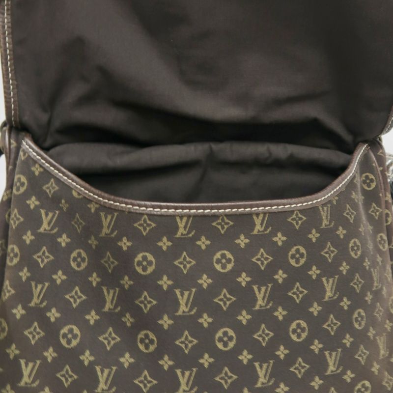 LOUIS VUITTON (LV) Monogram Denim Soufflot Brown Crossbody Bag with Dust Bag