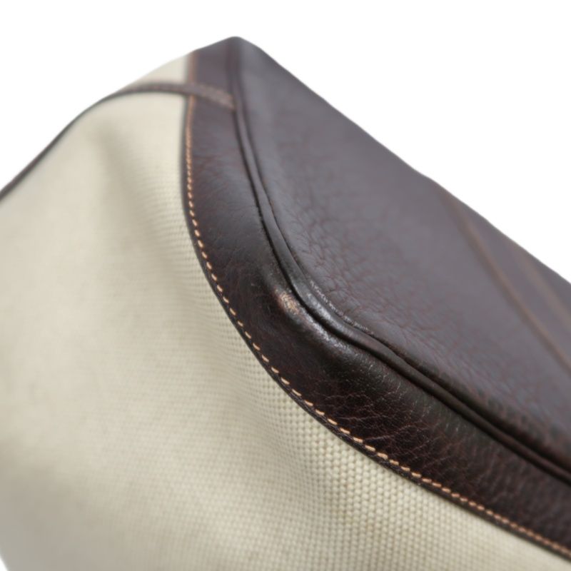 Hermes Beige Toile Ash Garden Party Tote Handbag