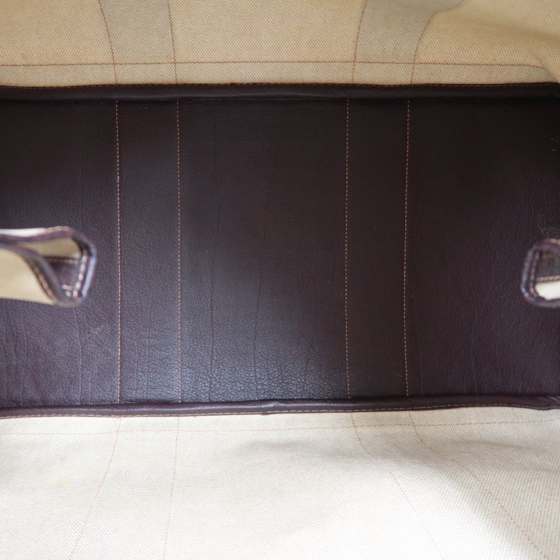 Hermes Beige Toile Ash Garden Party Tote Handbag