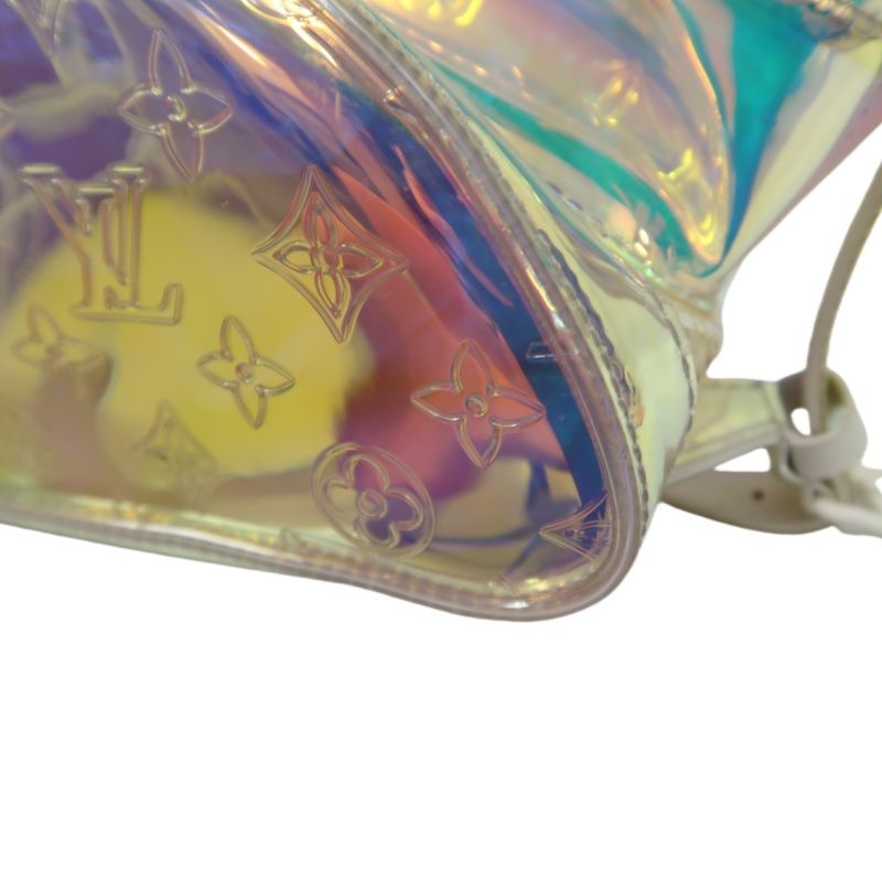 Louis Vuitton Christopher GM Backpack, Prism, Day Bag, with Dust Bag (Transparent PVC Material)