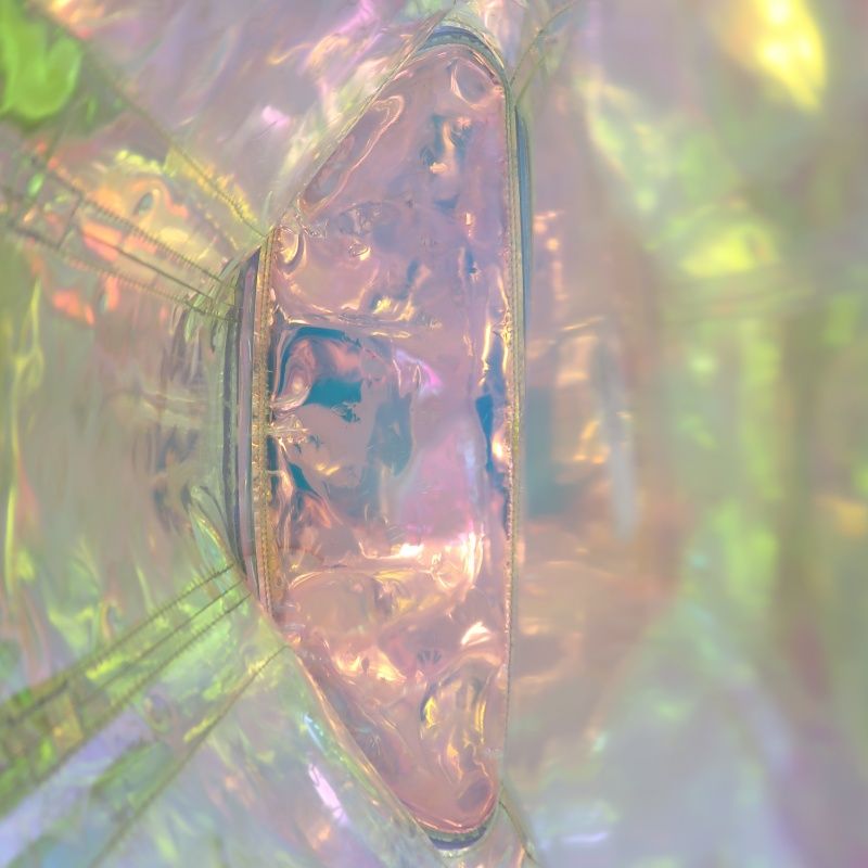 Louis Vuitton Christopher GM Backpack, Prism, Day Bag, with Dust Bag (Transparent PVC Material)