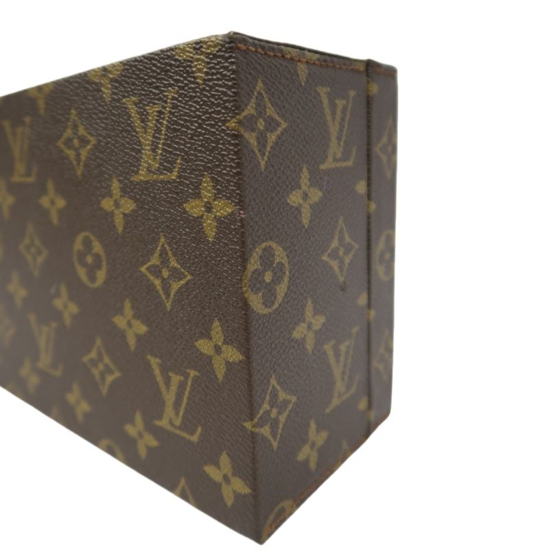 LOUIS VUITTON Monogram Boîte Autruche, Brown, Top Handle Bag, With 2 Keys