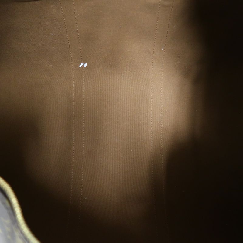 LOUIS VUITTON Monogram Keepall Bandouliere 60 Boston Bag, with name tag and shoulder strap, LV Monogram travel bag 60, handbag