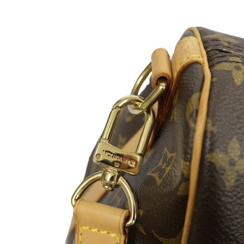 LOUIS VUITTON Monogram Keepall Bandouliere 60 Boston Bag, with name tag and shoulder strap, LV Monogram travel bag 60, handbag