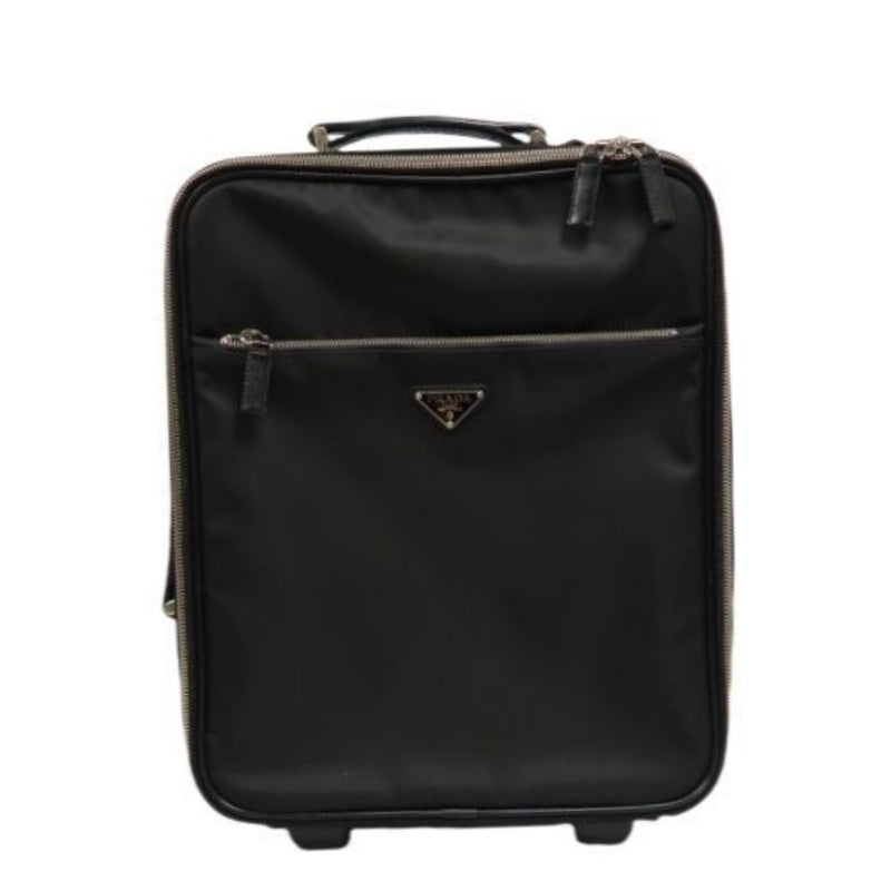 Prada Carry Bag VV031M, Black Nylon, with Dust Bag, Authenticity Card, Name Tag and 2 Dial Locks