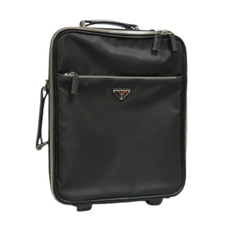 Prada Carry Bag VV031M, Black Nylon, with Dust Bag, Authenticity Card, Name Tag and 2 Dial Locks