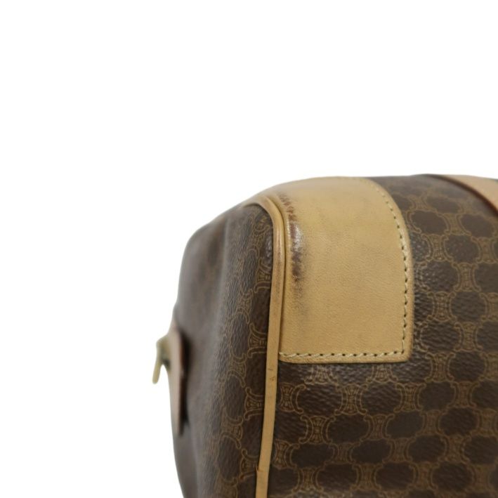 CELINE Monogram Boston Bag (35cm), Brown, Gold Hardware