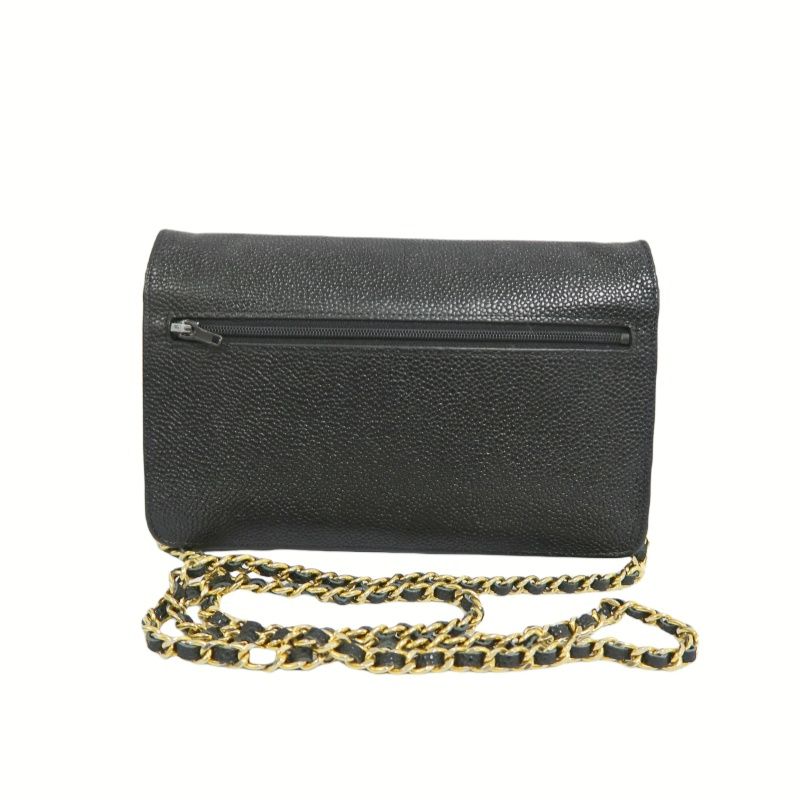 CHANEL Crossbody & Shoulder Bag, Caviar Leather, Black
