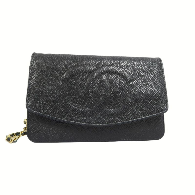 CHANEL Crossbody & Shoulder Bag, Caviar Leather, Black