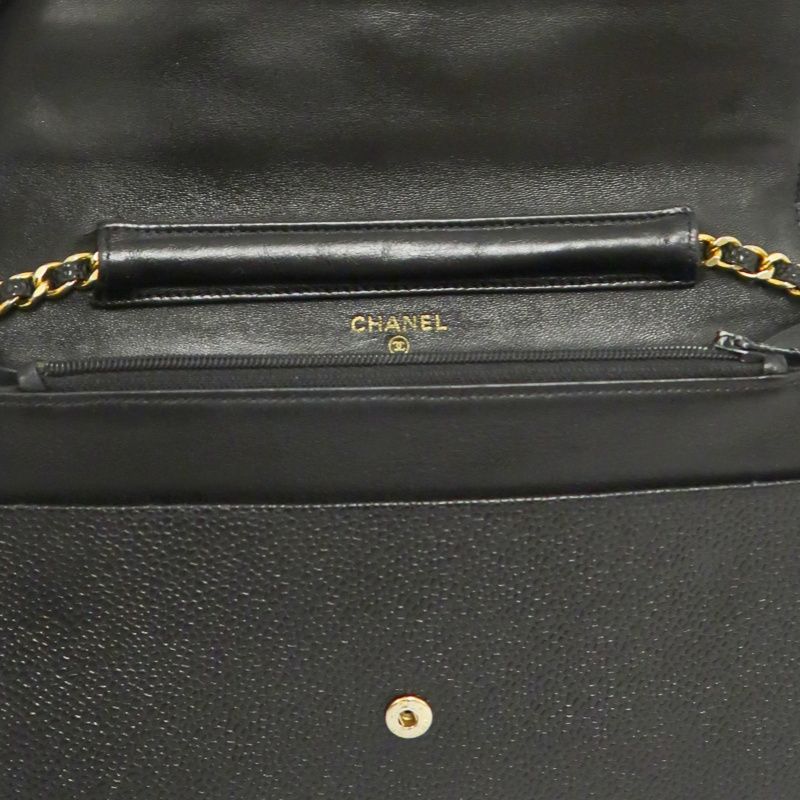 CHANEL Crossbody & Shoulder Bag, Caviar Leather, Black