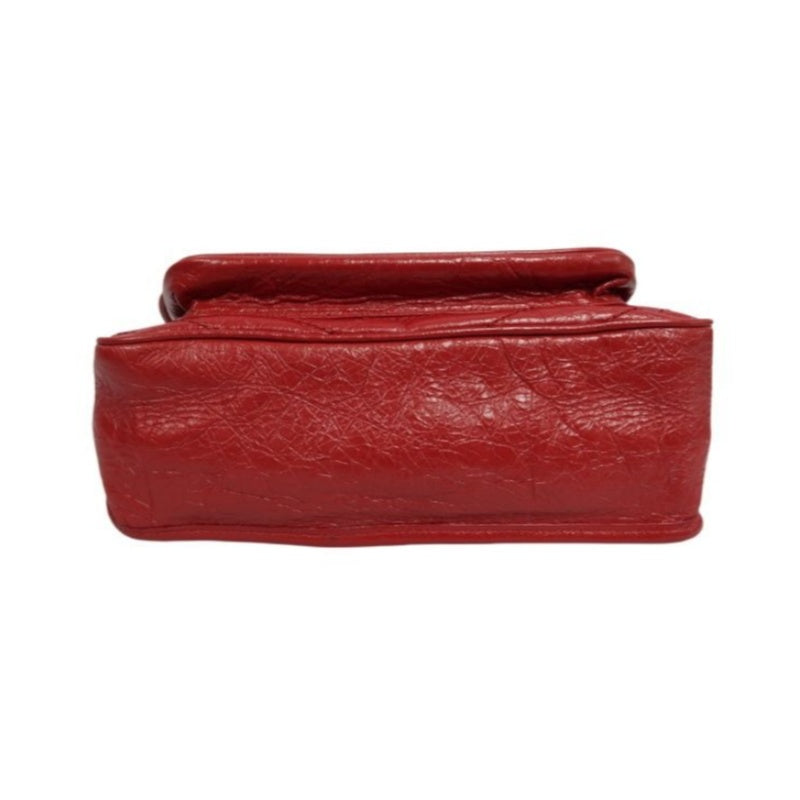 YSL Saint Laurent NIKI Shoulder Bag, Red Waxed Leather