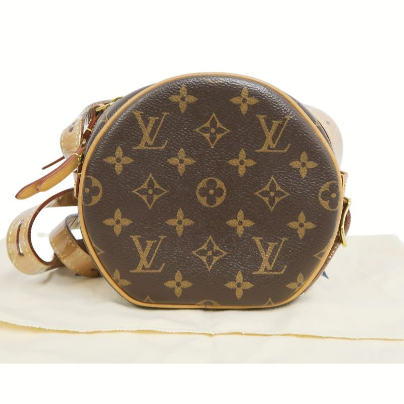 LOUIS VUITTON Boîte Chapeau Souple, Monogram Coated Canvas, Brown, Crossbody Bag, With Dust Bag