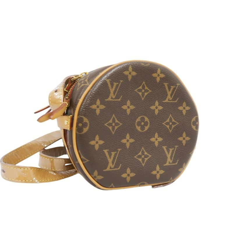 LOUIS VUITTON Boîte Chapeau Souple, Monogram Coated Canvas, Brown, Crossbody Bag, With Dust Bag