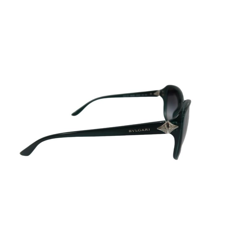 BVLGARI Sunglasses, Green, with Box and Case, BV Resin