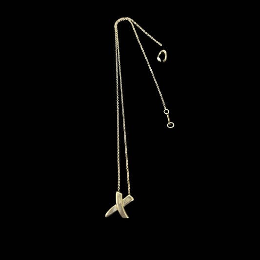 TIFFANY 925 sterling silver necklace, Kiss design