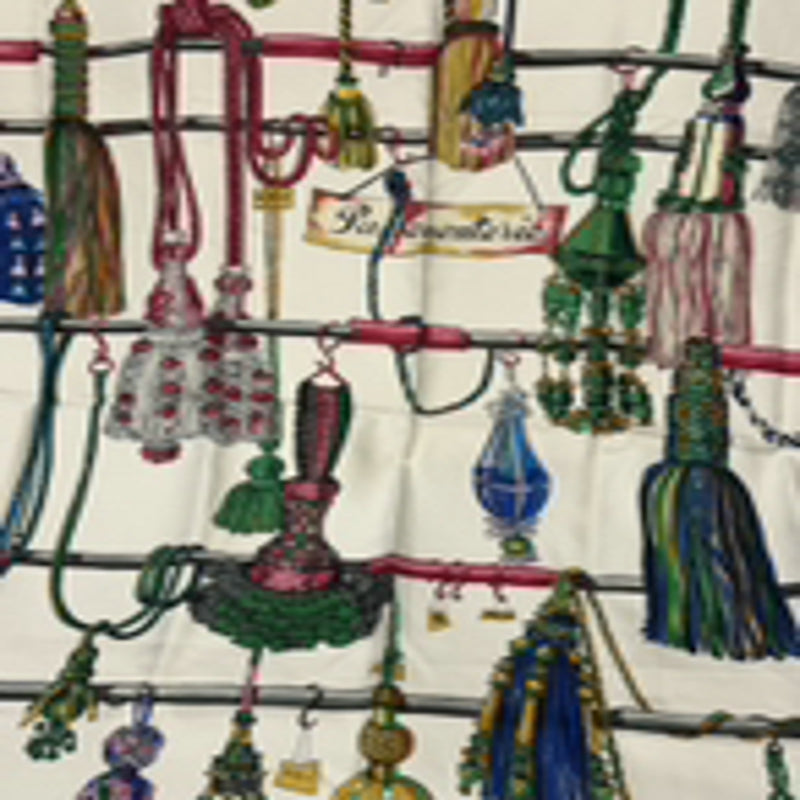 HERMES Red Scarf/Stall, With Tag