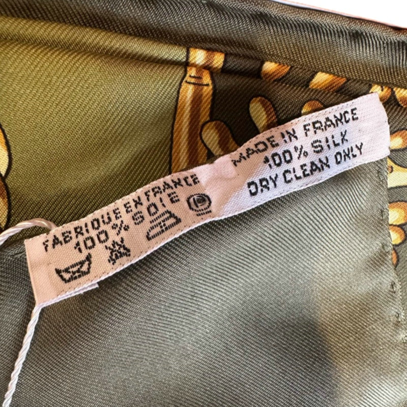 HERMES Carré 90, Khaki Tone, with box