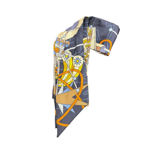 HERMES Twilly, Navy Tone, with box