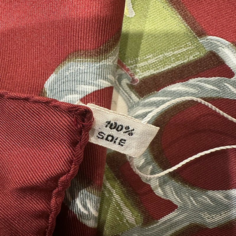 HERMES Carré 90 Scarf, Khaki Tone, with Tag