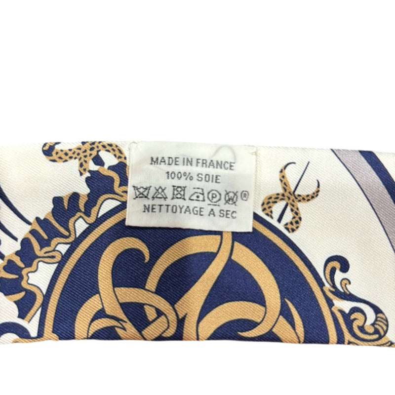 HERMES Grey Tone Twilly Scarf With Tag & Box
