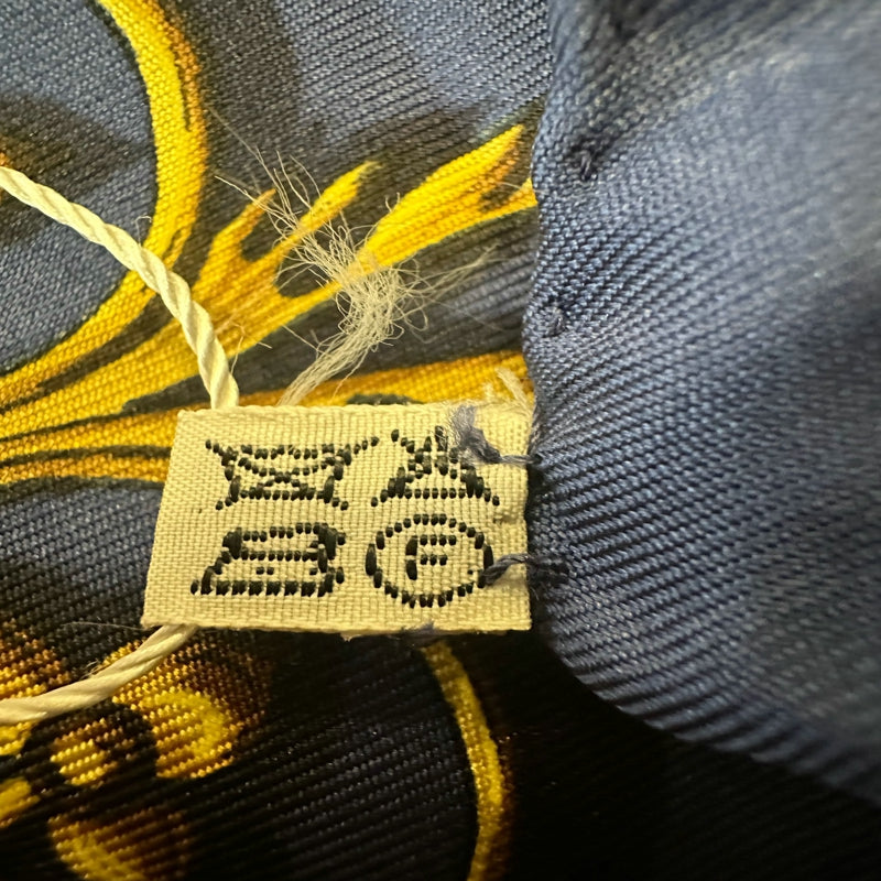 HERMES Carré 90 Scarf, Navy Tone, with Tag