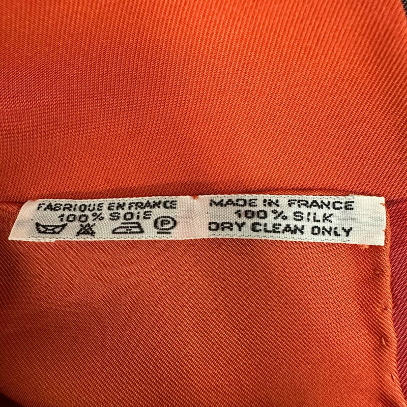 HERMES Carré 90 Scarf, Red Tone, With Tag