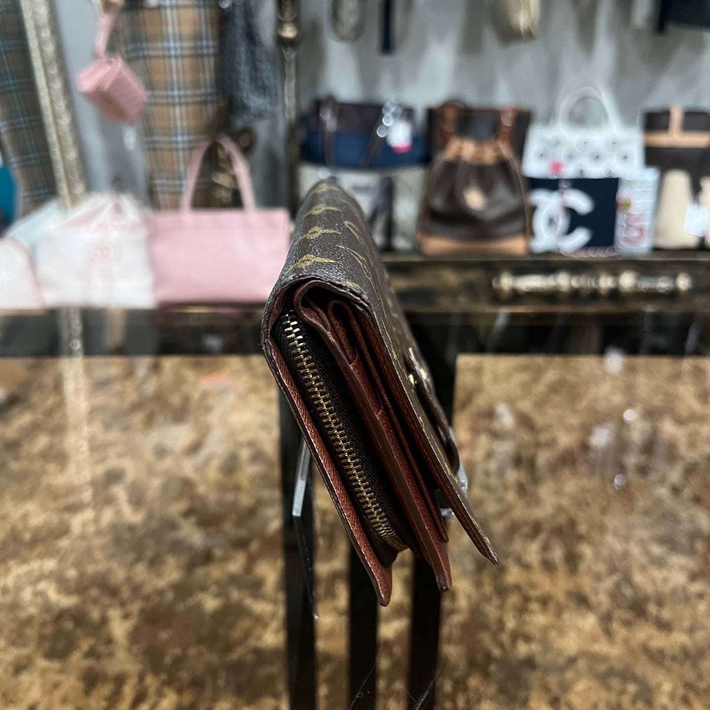 LOUIS VUITTON (LV) Monogram Brown PVC Wallet