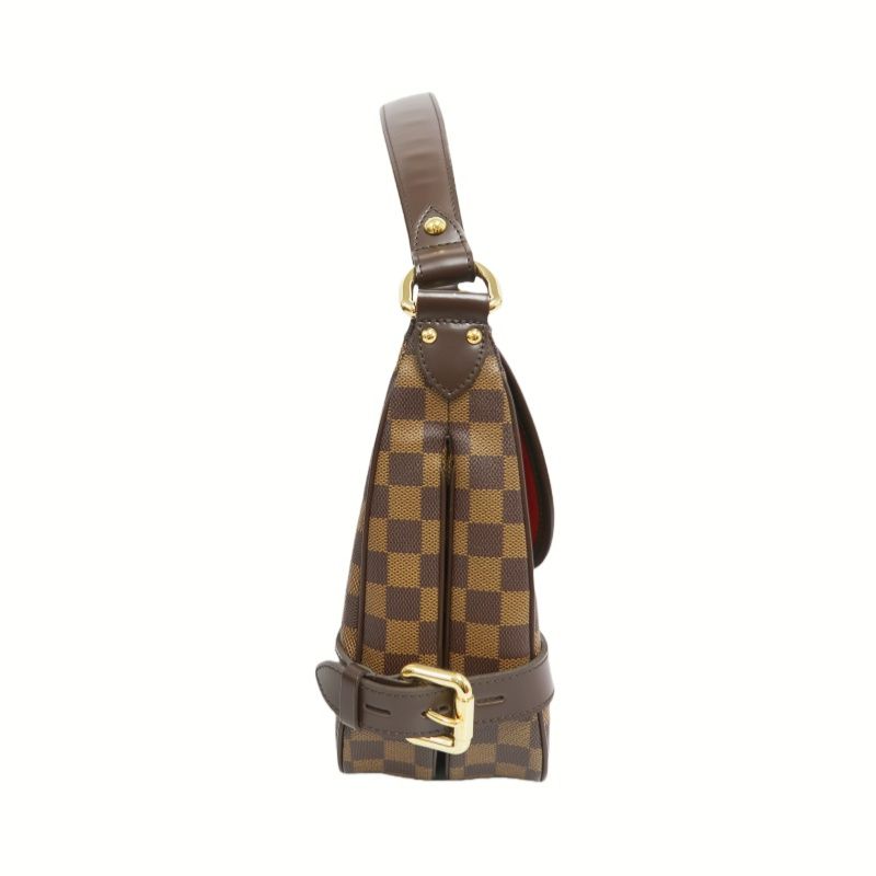 LOUIS VUITTON Hyverley Damier Ebene Canvas Handbag with Gold Hardware