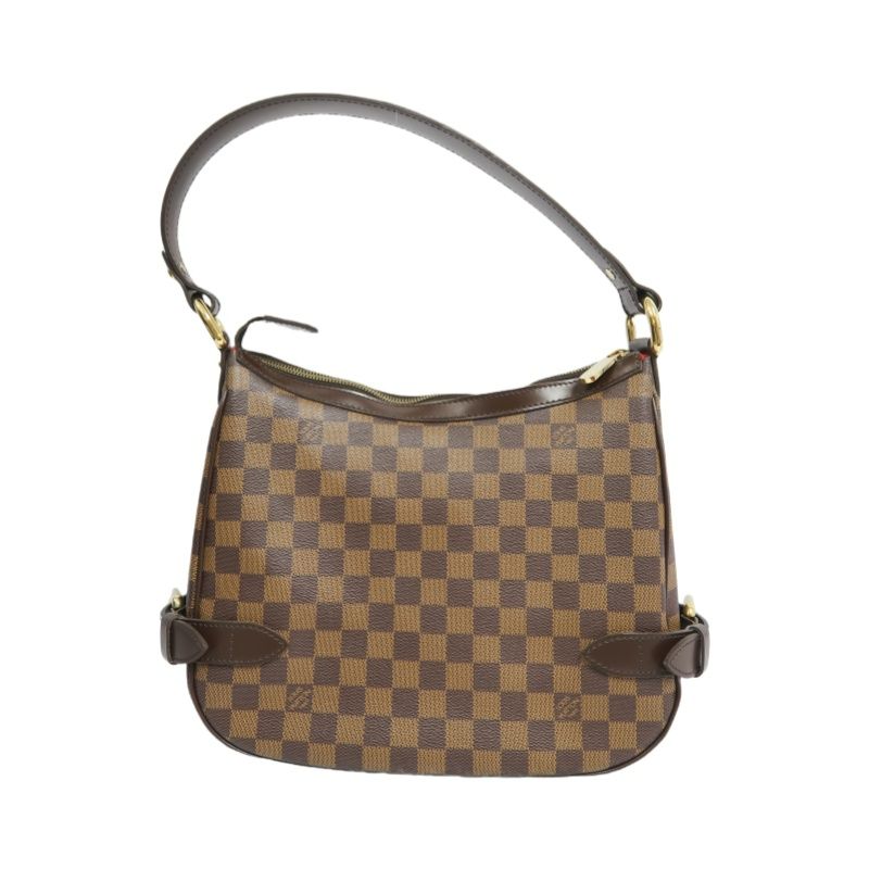 LOUIS VUITTON Hyverley Damier Ebene Canvas Handbag with Gold Hardware