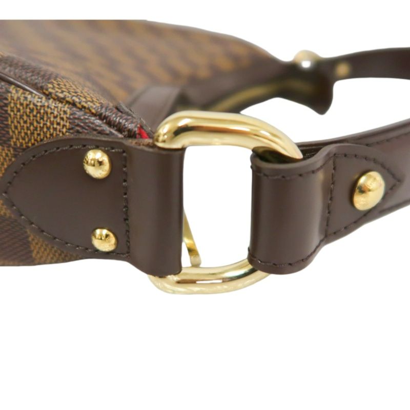 LOUIS VUITTON Hyverley Damier Ebene Canvas Handbag with Gold Hardware