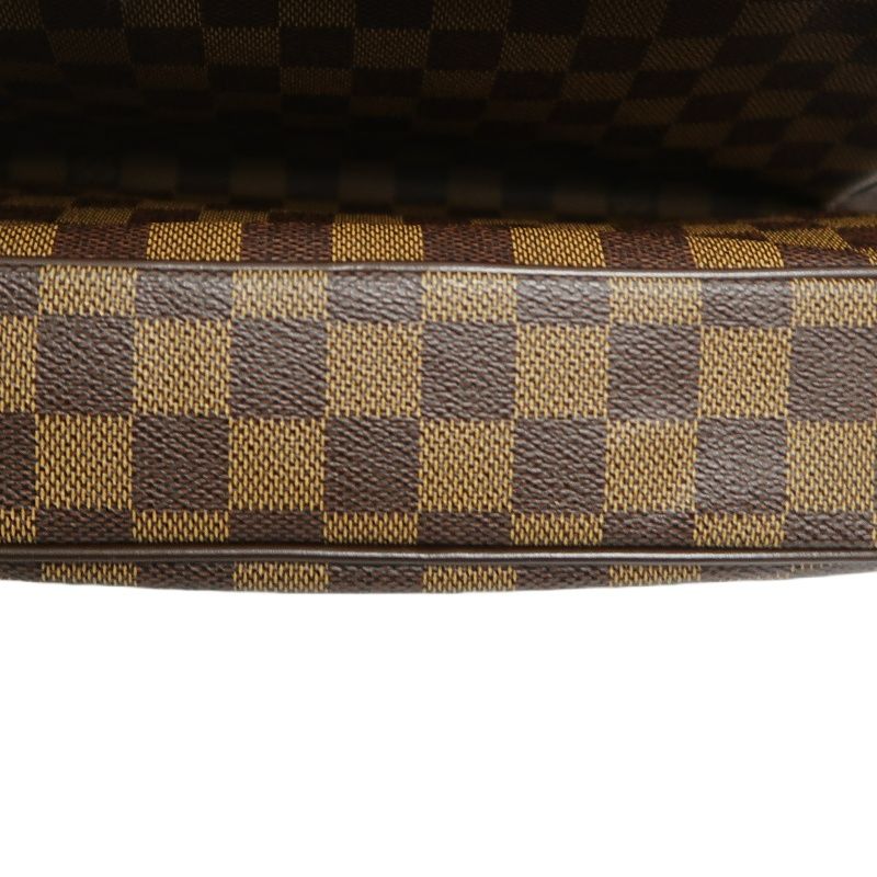 LOUIS VUITTON Hyverley Damier Ebene Canvas Handbag with Gold Hardware