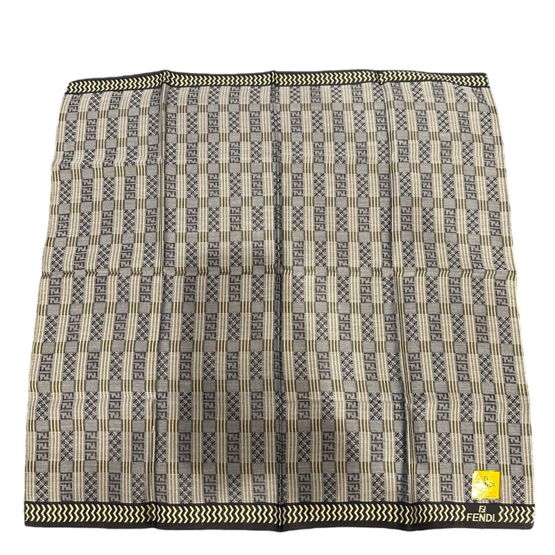 FENDI handkerchief, blue, FF vintage print