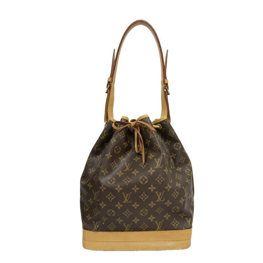 LOUIS VUITTON Noe  Shoulder Bag, Monogram Coated Canvas, Brown