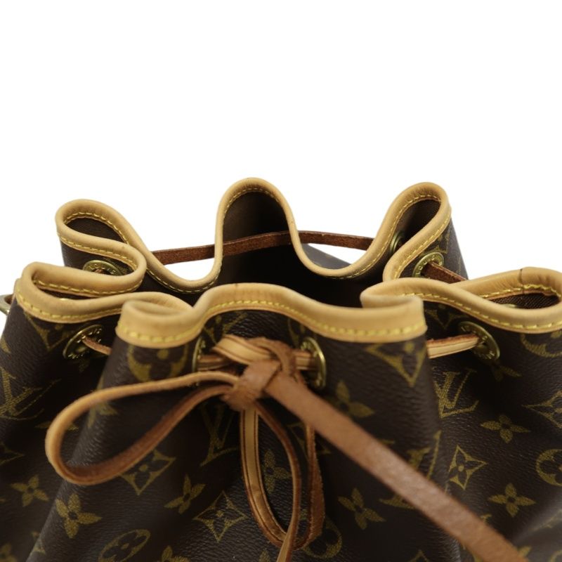 LOUIS VUITTON Noe  Shoulder Bag, Monogram Coated Canvas, Brown