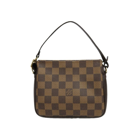 LOUIS VUITTON True Make Up Damier Ebene Pouch Handbag