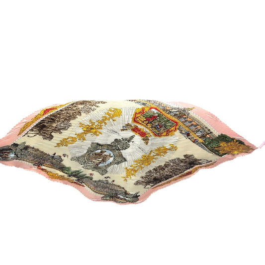 HERMES Carré Plissé, Pink Tone, Pleated Scarf, with box
