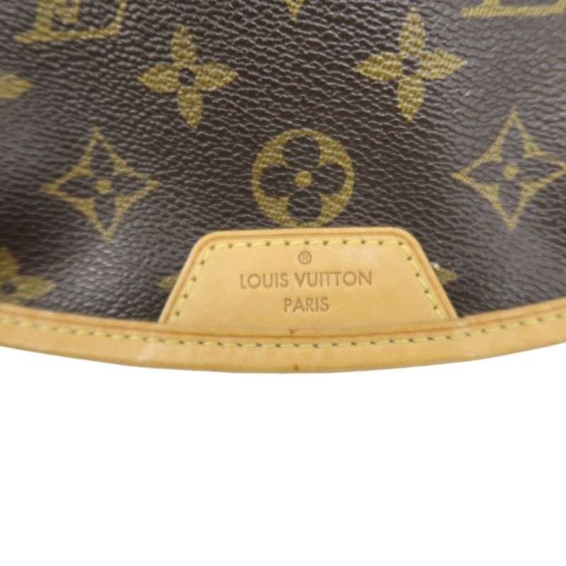 LOUIS VUITTON Monogram Menilmontant PM Brown Crossbody Shoulder Bag