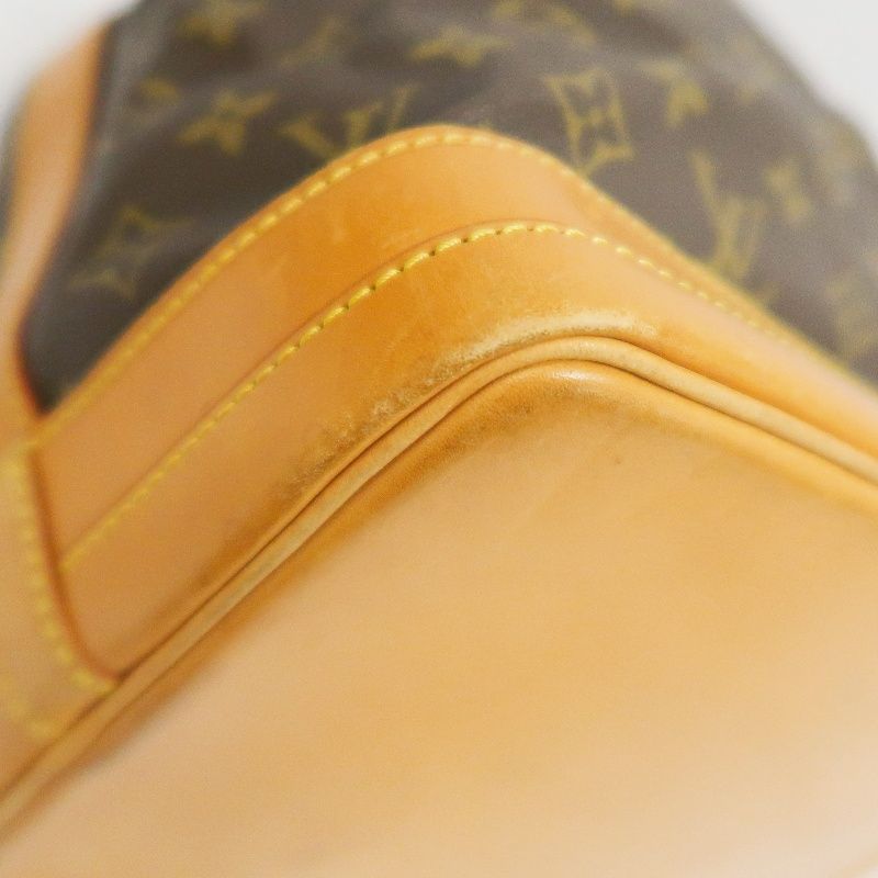 LOUIS VUITTON Noe Shoulder Bag, Monogram Coated Canvas, Brown