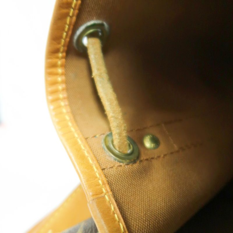 LOUIS VUITTON Noe Shoulder Bag, Monogram Coated Canvas, Brown
